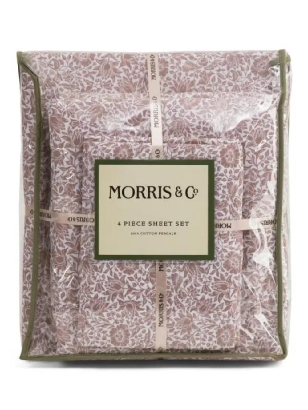 MORRIS & CO. Cotton Percale Sheet Set